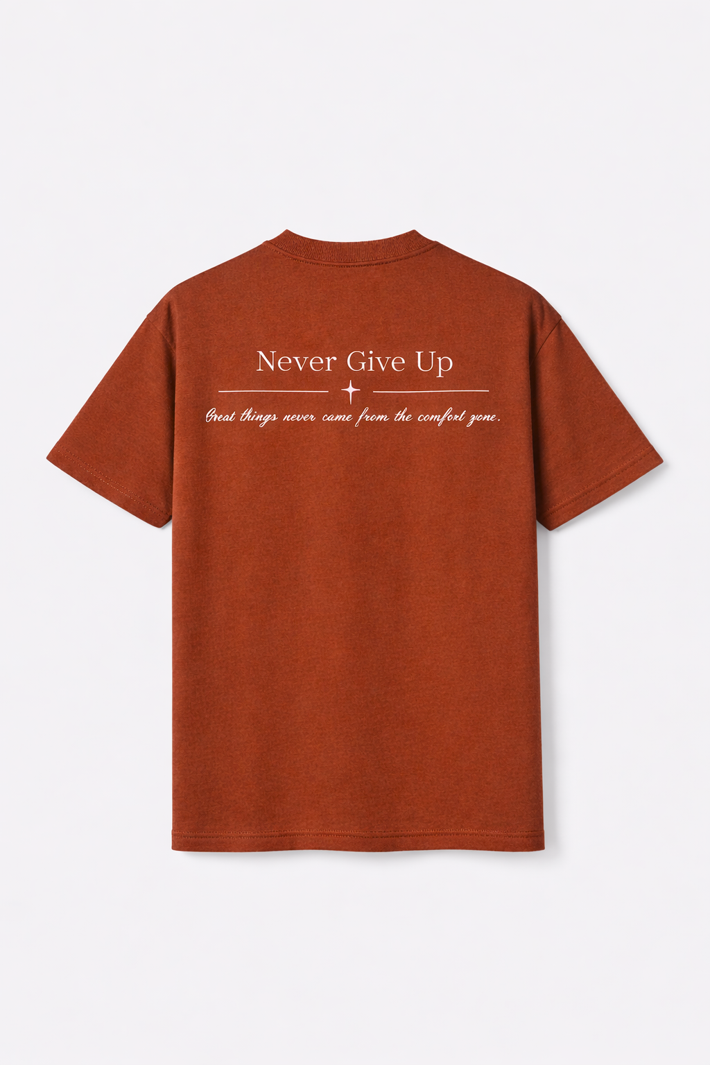 T-shirt oversized Never Give
